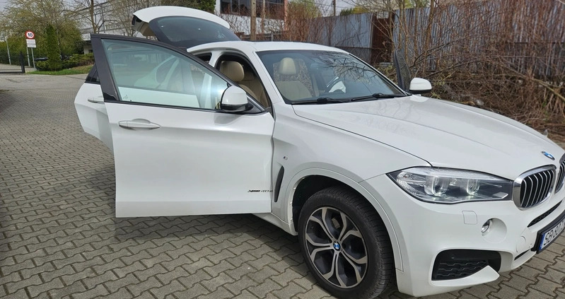 BMW X6 cena 163000 przebieg: 169000, rok produkcji 2016 z Biała małe 631